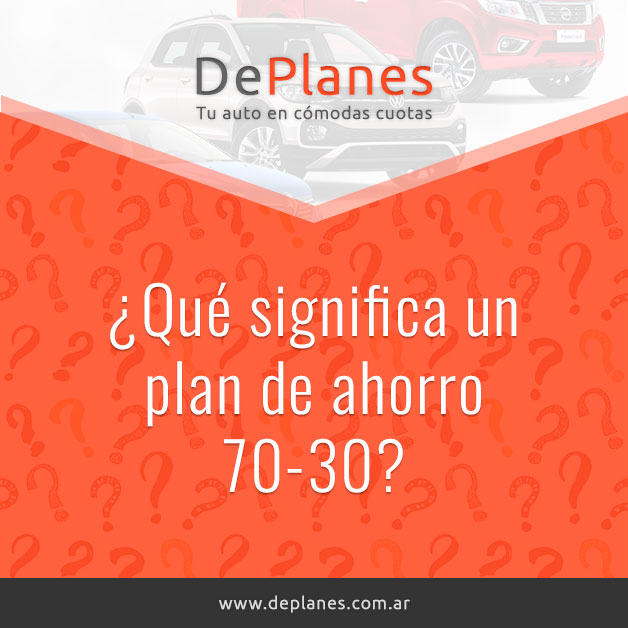 ¿Qué significa un plan de ahorro 70-30?